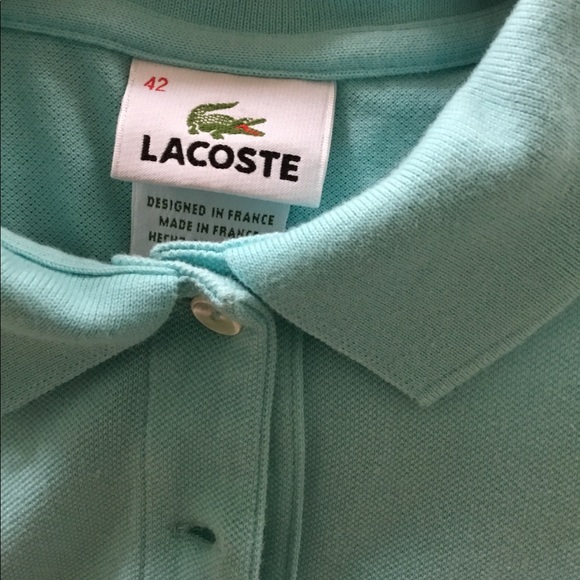 4 Authentic Lacoste Pique Polos Size 42 - Picture 6 of 8